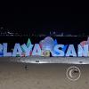 Playa San Jose sign at the beach