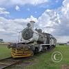 Train at the railroad museum