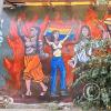 Mural in Calle Miscabamba near Plaza Micaela Bastidas
