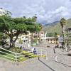 Plaza Micaela Bastidas at Av Elias near Pasaje Carmelitas