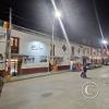 Alongside the Plaza de Armas at night