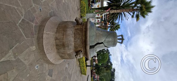 Old bell in the Plaza de Armas