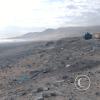 The beach