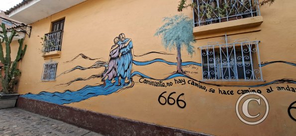Mural in Jiron Tenaria