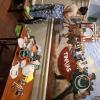 Painting a mural inside Las Tinajas restaurant