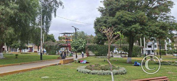 Parque Augusto B. Leguía at Jiron Gonzales Prada Jiron A Valdelomar
