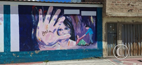 Mural on Jiron Cusco near Jiron 2 de Mayo