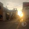 Jiron 2 de Mayo at sunset