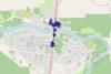 Constitucion 2023 walking route with photo locations