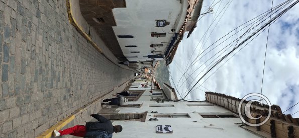 Calle Fierro from Av Arcopata