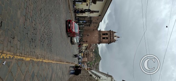 Iglesia Santa Clara with Iglesia de San Pedro down the road