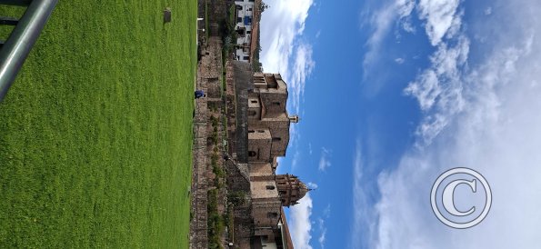 Jardin Sagrado on Av El Sol looking at Qurikancha