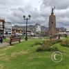 Monumento al Inca Pachacutec in Av 28 de Julio and Av La Paz