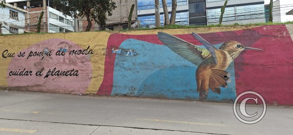 Mural at Av Tupac Amaru, Av Peru, and Av Qosqo