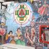 Mural inside Centro Artesanal de Cuzco on Av Tullumayo and Av El Sol