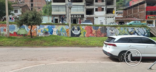 Murals at Prolongacion Av Collasuyo and Jiron Sacsayhuman
