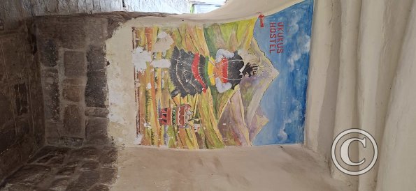 Old mural on Calle Hospital
