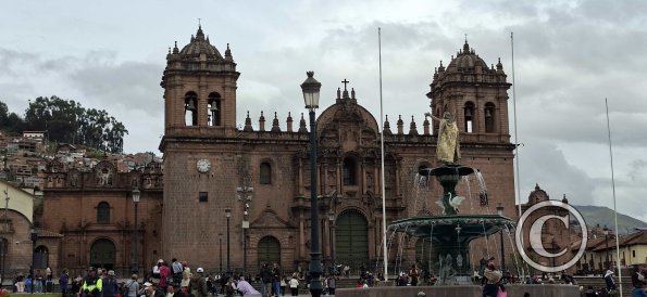 Templo de la Compañía de Jesús at the Plaza de Armas