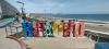 Huacho sign at the beginning of the Malecon Rocca