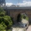 View of Puente Centenario from a plazuela near Calle Real