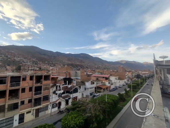 View from Open Plaza of Jiron Prolongacion Abtao