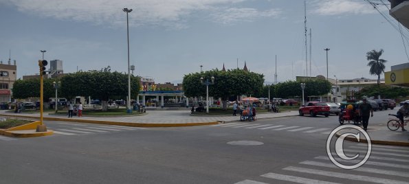 Plaza de Armas from Av. Olivar y Jiron 28 de Julio