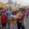 Me with parade participants