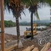 Malecon construction near Jiron La Merced