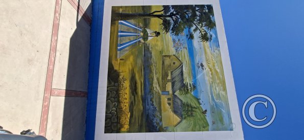 Mural at the Complejo Recreacional (2)