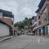 Av. Circunvalacion at the bend, at the bottom of the stairs