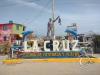 La Cruz sign, western entrance to the town