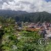 View from unnamed road to the road to Cerro de la Cruz