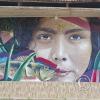 Mural on Jiron Padre Lucero at Jiron Sargento Lores