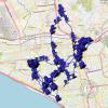 Lima 2023 and 2024 walking route with photo locations