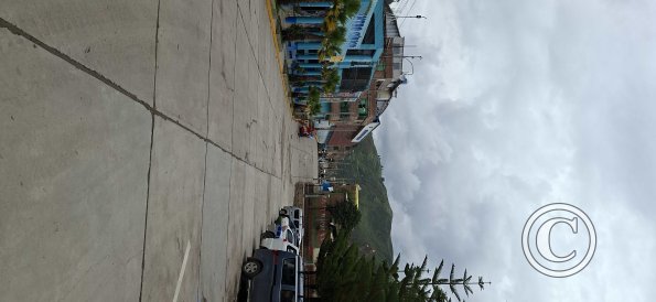 Av Centenario from the Plaza de Armas