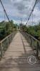 Foot bridge - Puente San Cristobol from Av. Costanera to tourist restaurants