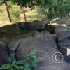 La Piedra Dorada, a giant boulder in the middle of an orange orchard, southeast of town