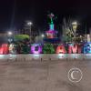 Moyobamba sign at night