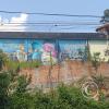 Mural - Ignacia Velesquez behind Establecimiento Penitenciario Moyobamba