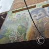 Mural in a restaurant at Puerto Tahuishco