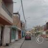 Looking up Calle Jose Tijero from Panamerica Hwy