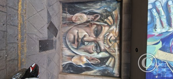 Mural on Av Federico Zamalloa