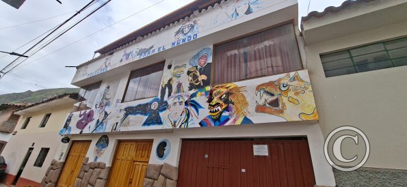 Mural on Calle Callao near Calle Pardo