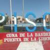 Pisco sign - Óvalo de la Rotonda - Av. Jose de San Martin y Calle Santa Rosa