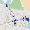 Pucallpa 2023 walking route with photo locations