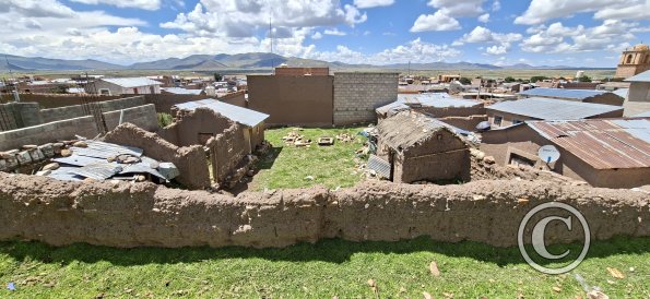 Old houses at Jiron Tupac Amaru