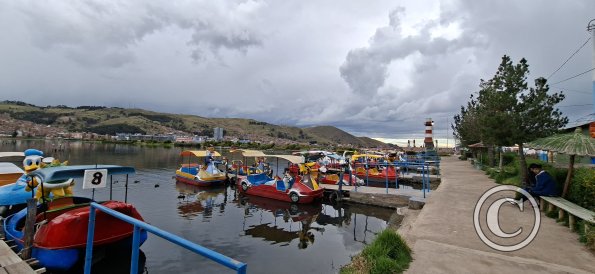 Paddleboats for rent on Lake Titicaca (2)