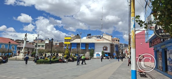 Parque Pino at Jiron Lima and Jiron Arequipa