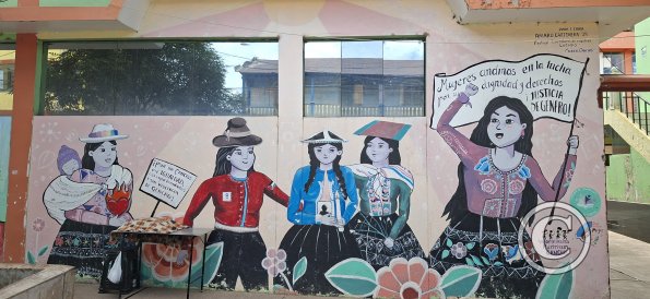 Mural on Jiron 28 de Julio near Jiron Comercio