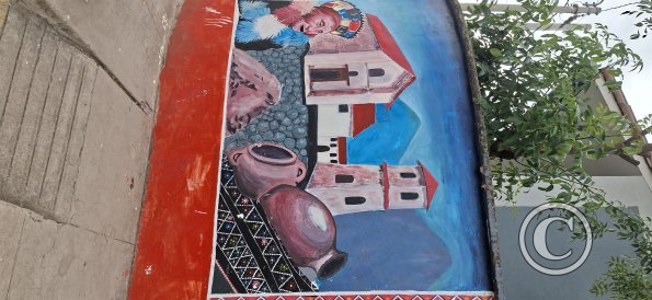 Mural on Jiron Canchis near Pasaje Marangani